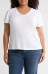 Caslon ® Scallop Trim T-shirt