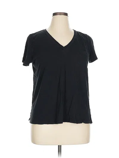 Pre-owned Caslon Short Sleeve T-shirt In Black