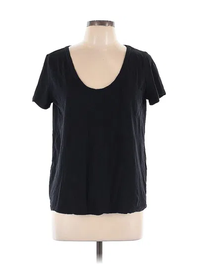 Pre-owned Caslon Short Sleeve T-shirt In Black