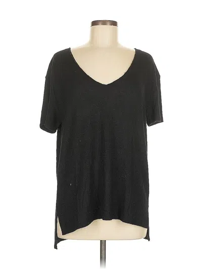 Pre-owned Caslon Short Sleeve T-shirt In Black