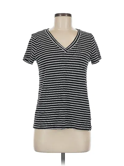 Pre-owned Caslon Short Sleeve T-shirt In Black