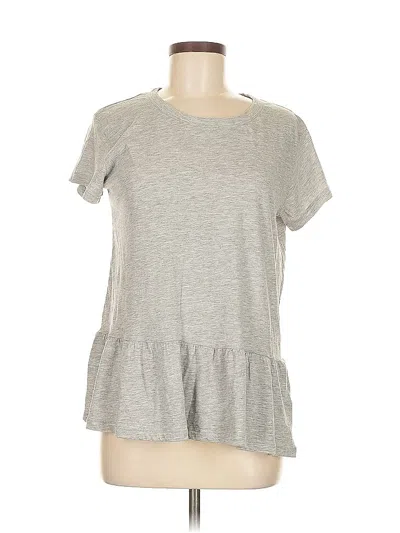 Pre-owned Caslon Short Sleeve T-shirt In Gray