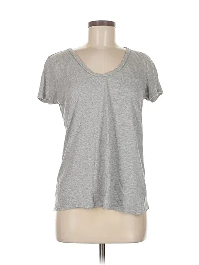 Pre-owned Caslon Short Sleeve T-shirt In Gray