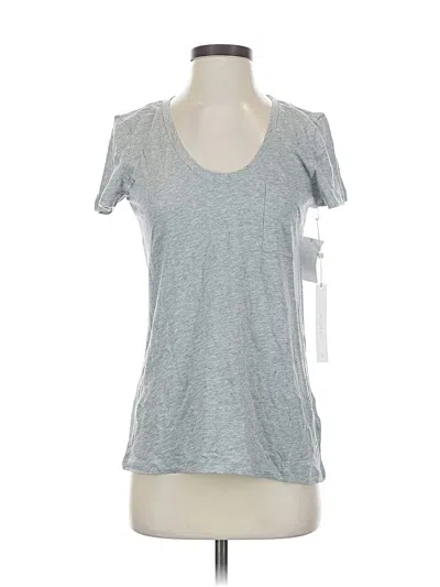 Pre-owned Caslon Short Sleeve T-shirt In Gray