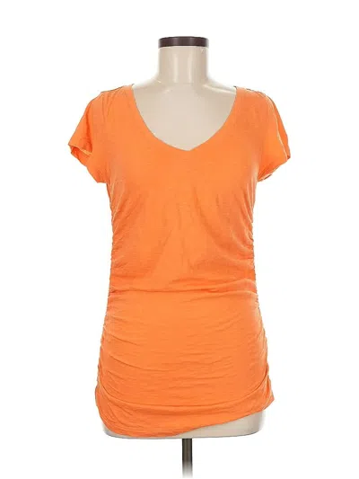 Pre-owned Caslon Short Sleeve T-shirt In Orange