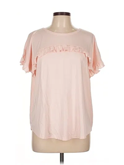 Pre-owned Caslon Short Sleeve T-shirt In Pink