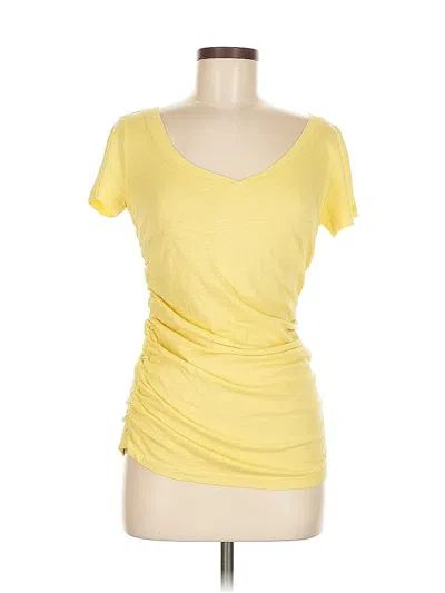Pre-owned Caslon Short Sleeve T-shirt In Yellow