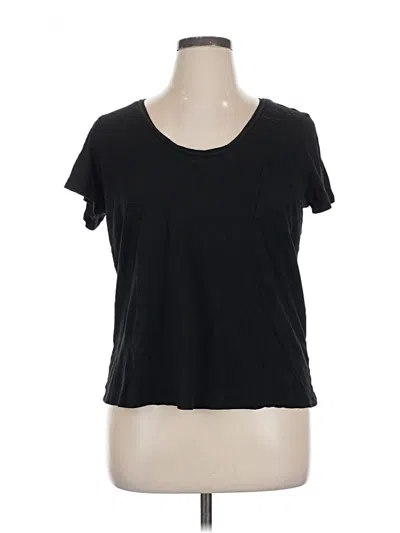 Pre-owned Caslon Short Sleeve T-shirt In Black
