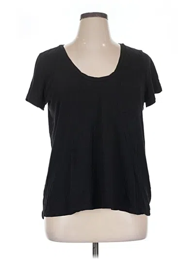 Pre-owned Caslon Short Sleeve T-shirt In Black