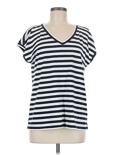 Pre-owned Caslon Short Sleeve T-shirt In Blue