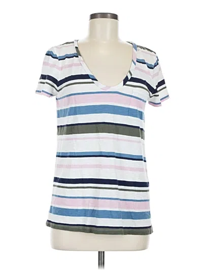 Pre-owned Caslon Short Sleeve T-shirt In Blue