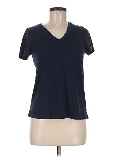 Pre-owned Caslon Short Sleeve T-shirt In Blue