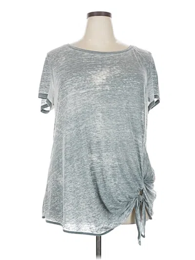 Pre-owned Caslon Short Sleeve T-shirt In Gray