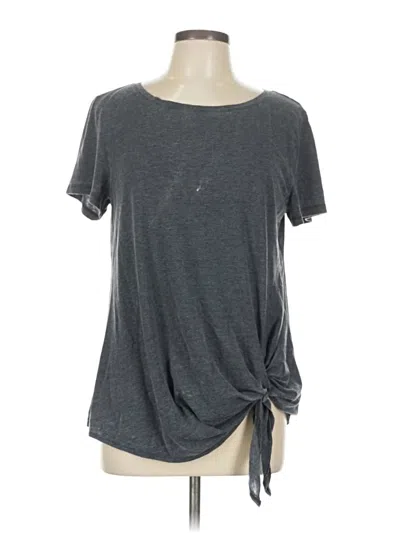 Pre-owned Caslon Short Sleeve T-shirt In Gray
