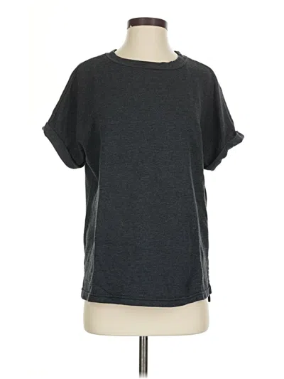 Pre-owned Caslon Short Sleeve T-shirt In Gray