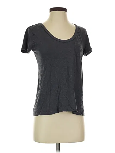 Pre-owned Caslon Short Sleeve T-shirt In Gray