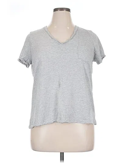 Pre-owned Caslon Short Sleeve T-shirt In Gray