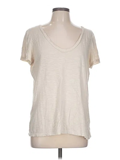 Pre-owned Caslon Short Sleeve T-shirt In Ivory