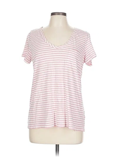 Pre-owned Caslon Short Sleeve T-shirt In Pink