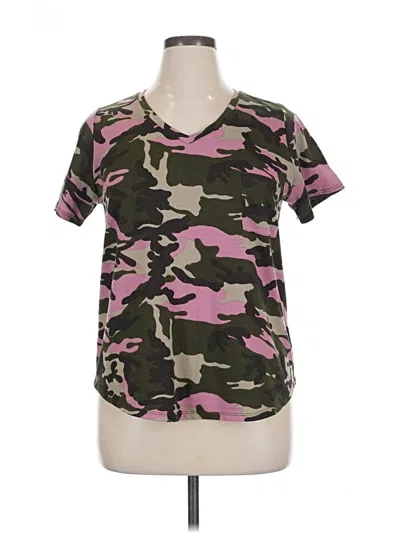 Pre-owned Caslon Short Sleeve T-shirt In Pink