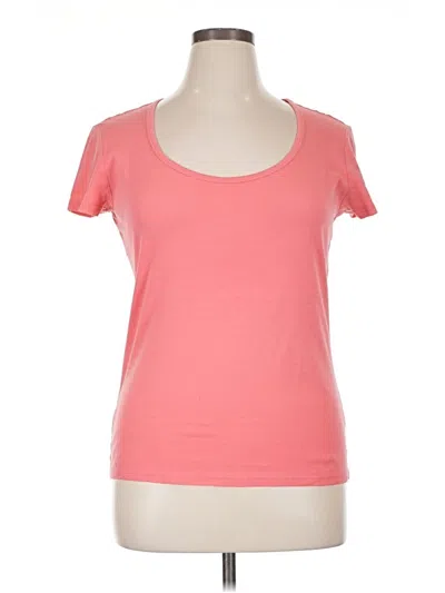 Pre-owned Caslon Short Sleeve T-shirt In Pink