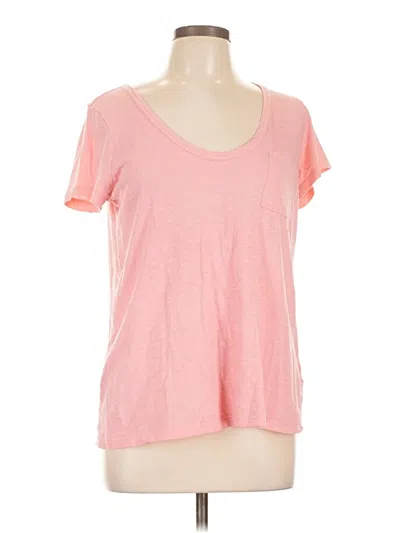 Pre-owned Caslon Short Sleeve T-shirt In Pink