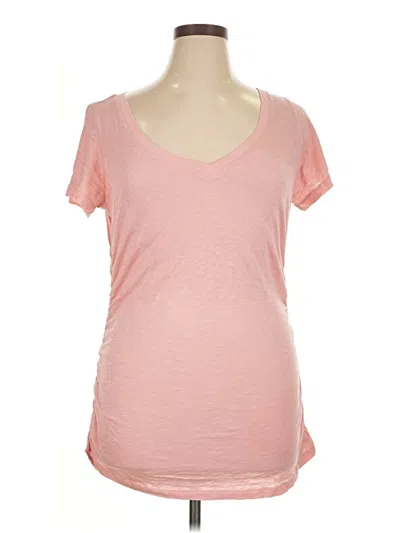 Pre-owned Caslon Short Sleeve T-shirt In Pink