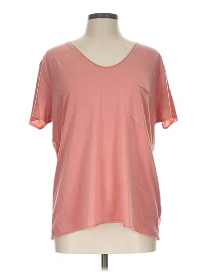 Pre-owned Caslon Short Sleeve T-shirt In Pink