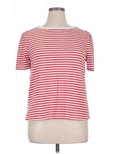 Pre-owned Caslon Short Sleeve T-shirt In Red