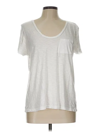 Pre-owned Caslon Short Sleeve T-shirt In Silver