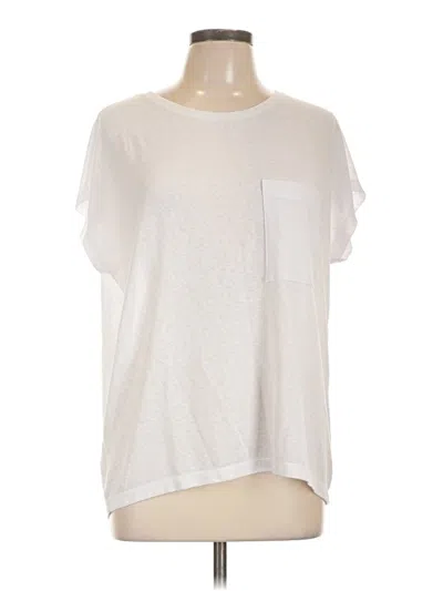 Pre-owned Caslon Short Sleeve T-shirt In White