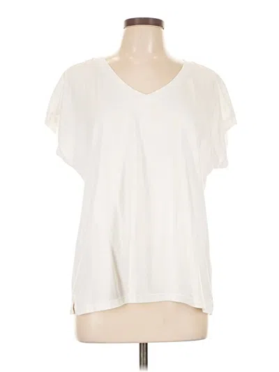 Pre-owned Caslon Short Sleeve T-shirt In White