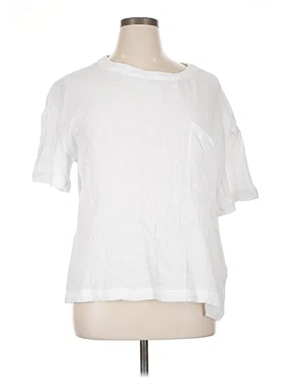 Pre-owned Caslon Short Sleeve T-shirt In White