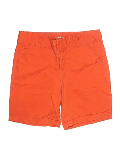 Pre-owned Caslon Shorts In Orange