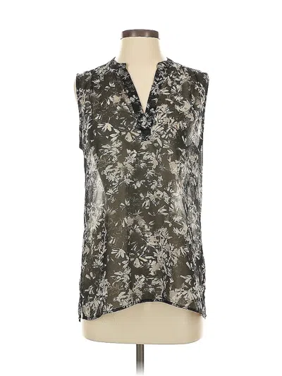 Pre-owned Caslon Sleeveless Blouse In Gray