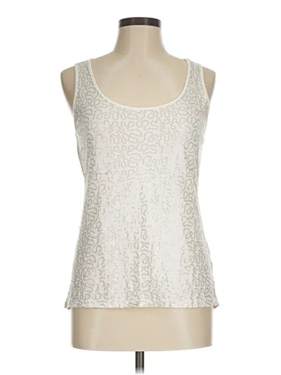 Pre-owned Caslon Sleeveless Blouse In White
