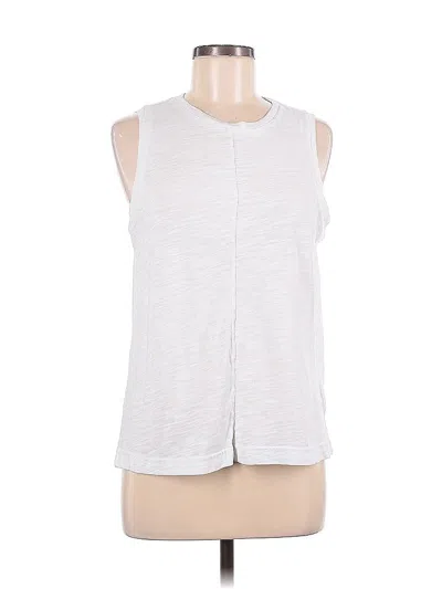 Pre-owned Caslon Sleeveless T-shirt In White