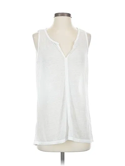 Pre-owned Caslon Sleeveless T-shirt In White