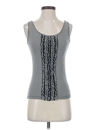Pre-owned Caslon Sleeveless Top Black Sweetheart Neckline Tops