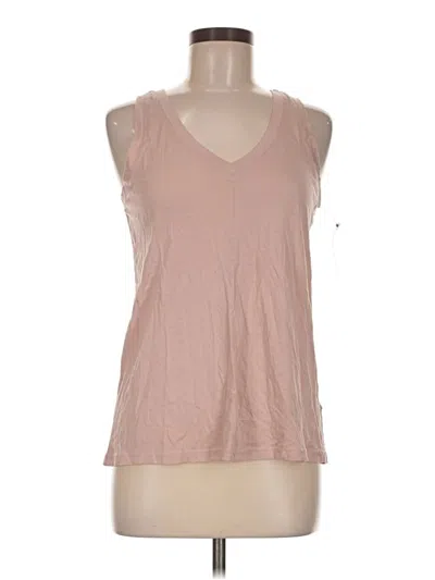 Caslon Sleeveless Top Pink V-neck Tops