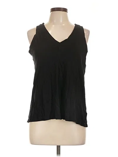 Pre-owned Caslon Sleeveless T-shirt In Black