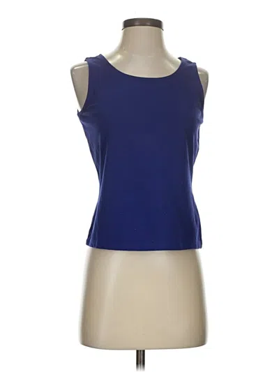 Pre-owned Caslon Sleeveless T-shirt In Blue