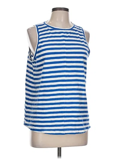 Pre-owned Caslon Sleeveless T-shirt In Blue