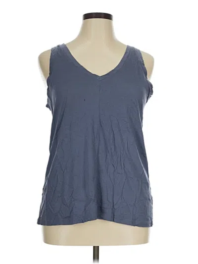 Pre-owned Caslon Sleeveless T-shirt In Blue