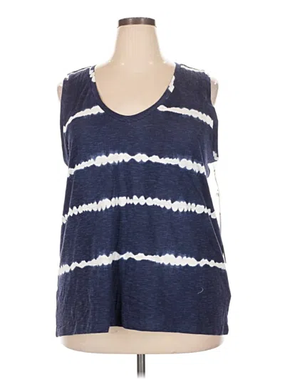 Caslon Sleeveless T-shirt In Blue