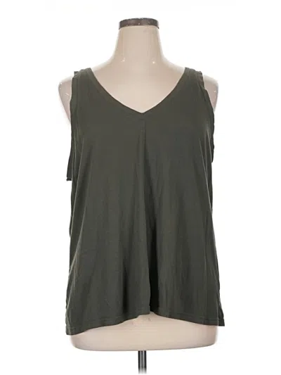 Pre-owned Caslon Sleeveless T-shirt In Green