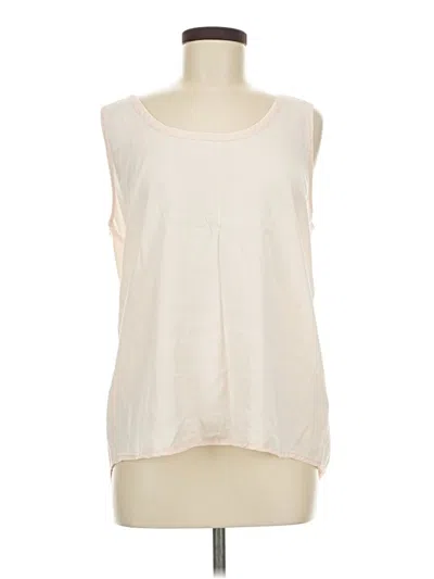 Pre-owned Caslon Sleeveless T-shirt In Ivory
