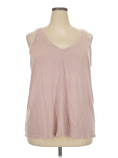 Pre-owned Caslon Sleeveless T-shirt In Pink