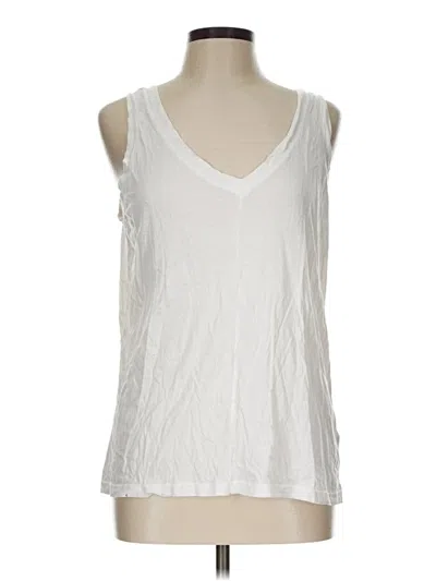 Pre-owned Caslon Sleeveless T-shirt In White