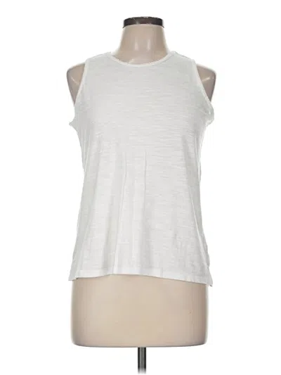 Pre-owned Caslon Sleeveless T-shirt In White